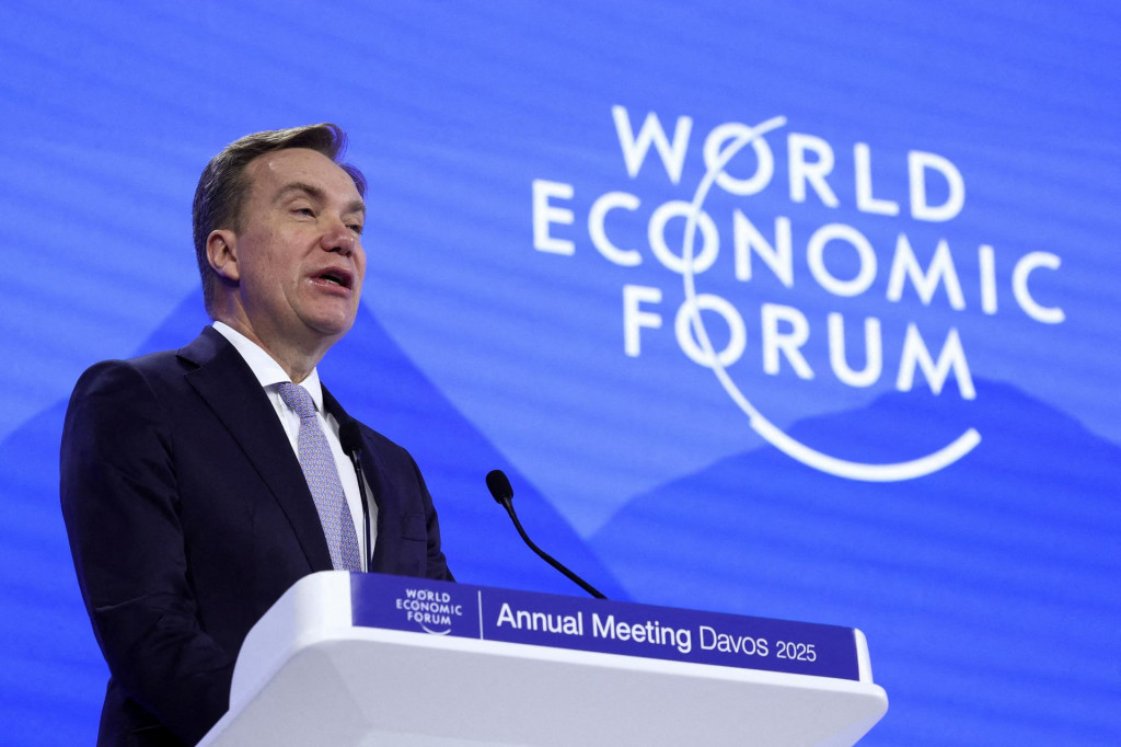 Prezident Svetov&eacute;ho ekonomick&eacute;ho f&oacute;ra B&ouml;rge Brende. FOTO: Reuters
