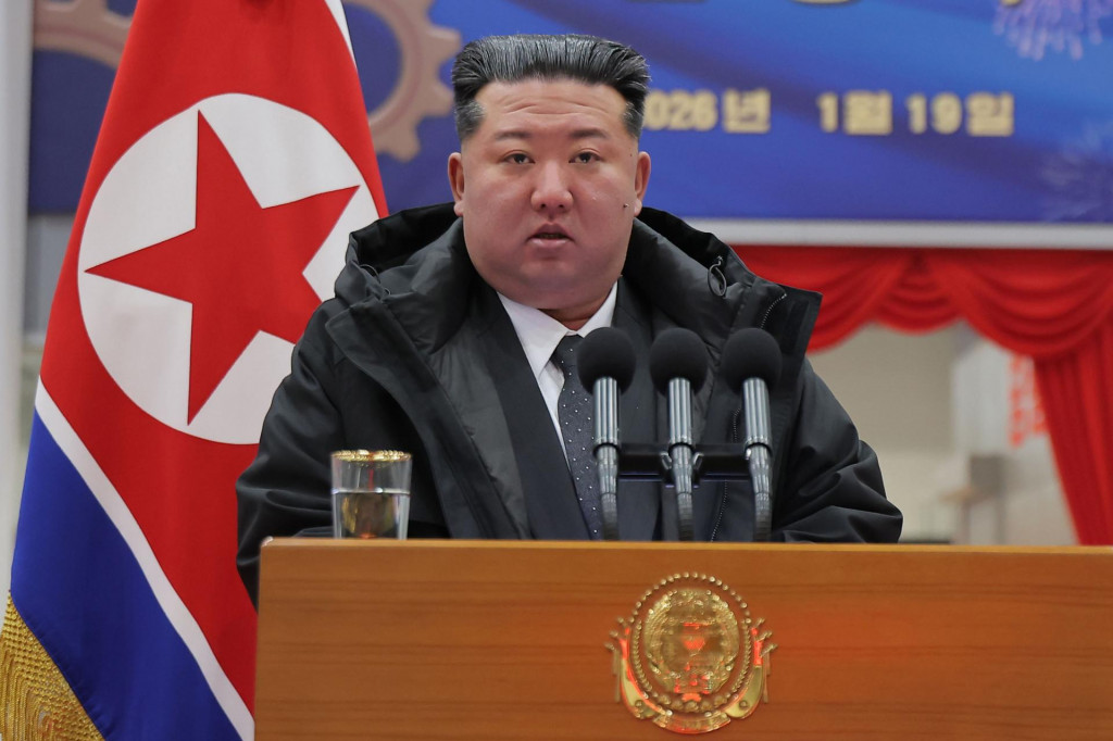 Severok&oacute;rejsk&yacute; l&iacute;der Kim Čong-un. FOTO TASR/AP
