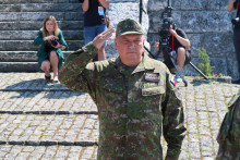 N&aacute;čeln&iacute;k Gener&aacute;lneho &scaron;t&aacute;bu Ozbrojen&yacute;ch s&iacute;l SR Daniel Zmeko. FOTO: TASR/Ondrej Hercegh
