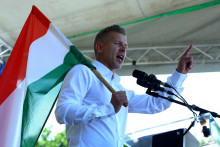 L&iacute;der maďarskej opozičnej strany TISZA​ P&eacute;ter Magyar. FOTO: Reuters