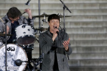 Brad Arnold z kapely 3 Doors Down v roku 2017. FOTO: Reuters
