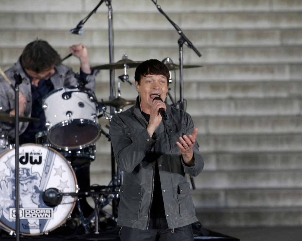 Brad Arnold z kapely 3 Doors Down v roku 2017. FOTO: Reuters