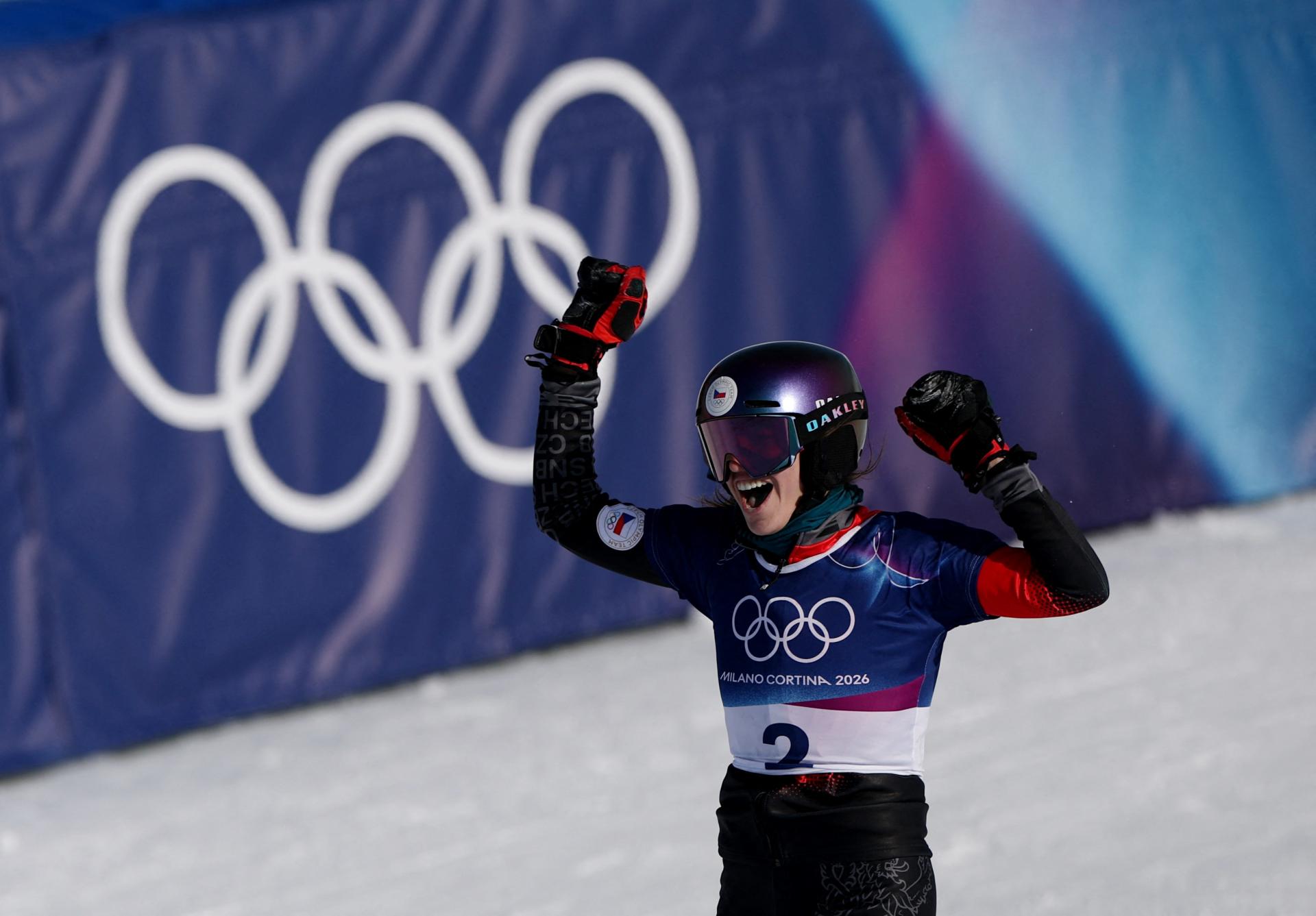 Prv&eacute; česk&eacute; olympijsk&eacute; zlato z&iacute;skala snowboardistka Zuzana Maděrov&aacute;