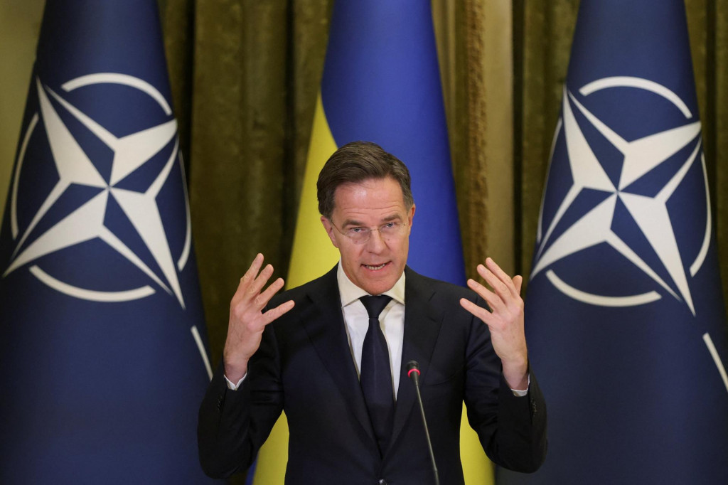 Gener&aacute;lny tajomn&iacute;k NATO Mark Rutte. FOTO: REUTERS