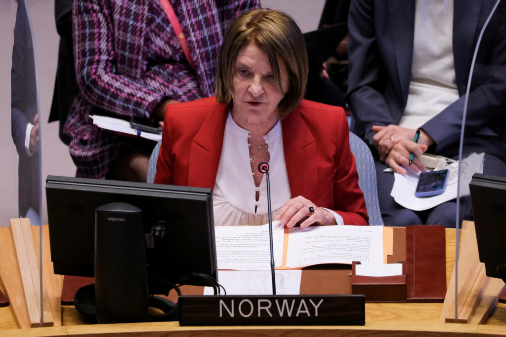 Veľvyslankyňa N&oacute;rska v Jord&aacute;nsku a Iraku Mona Juulov&aacute;. FOTO: Reuters