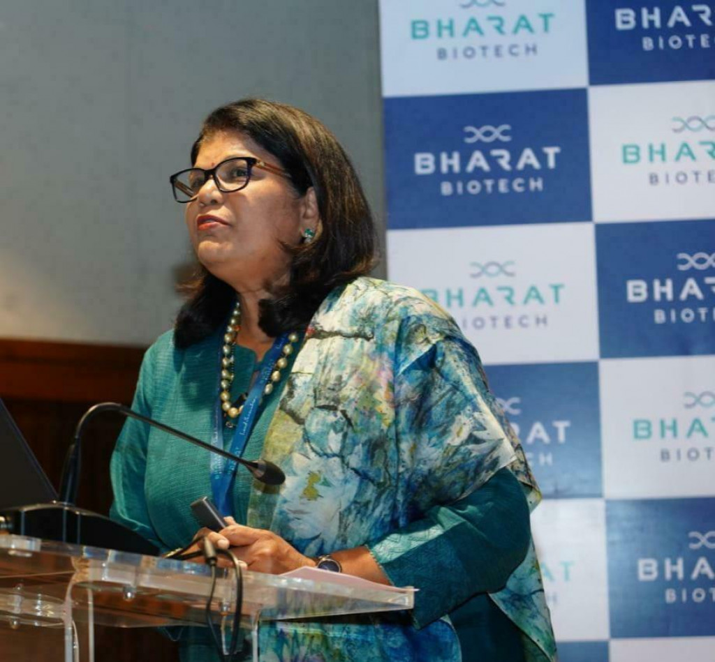 Suchitra Ella je spoluzakladateľkou indickej biotechnologickej spoločnosti Bharat Biotech International v meste Hyderab&aacute;d, metropole &scaron;t&aacute;tu Telangana. FOTO: Bharat Biotech