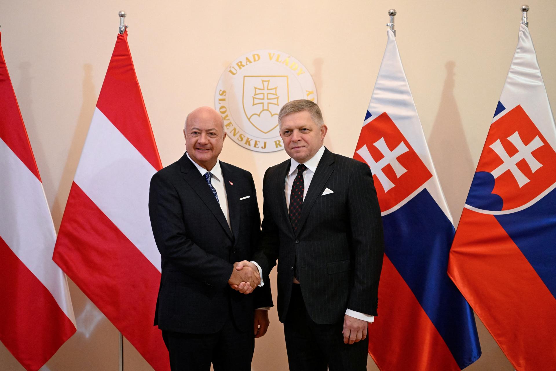 Spoločná tlačová konferencia predsedov vlád Slovenska, Česka a rakúskeho kancelára