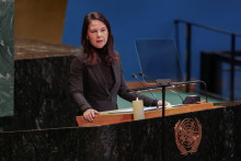 Predsedn&iacute;čka Valn&eacute;ho zhromaždenia OSN (VZ OSN) Annalena Baerbockov&aacute;. FOTO: REUTERS