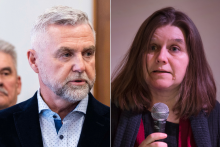 Tibor Ga&scaron;par a Marta &Scaron;imečkov&aacute;. FOTO: Kol&aacute;ž HN/TASR