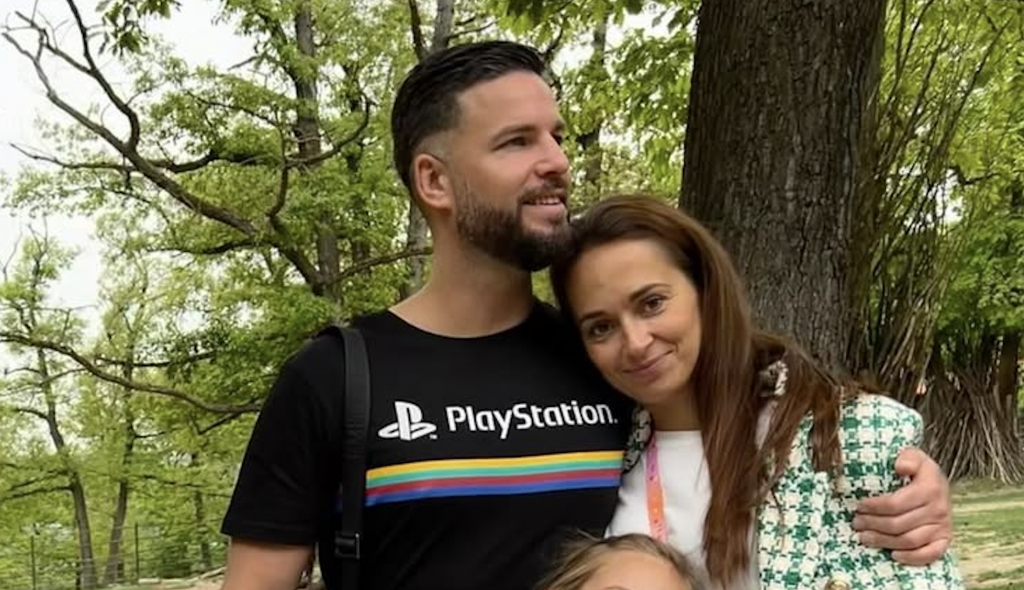 Michal Straka alias Ego s manželkou Petrou.