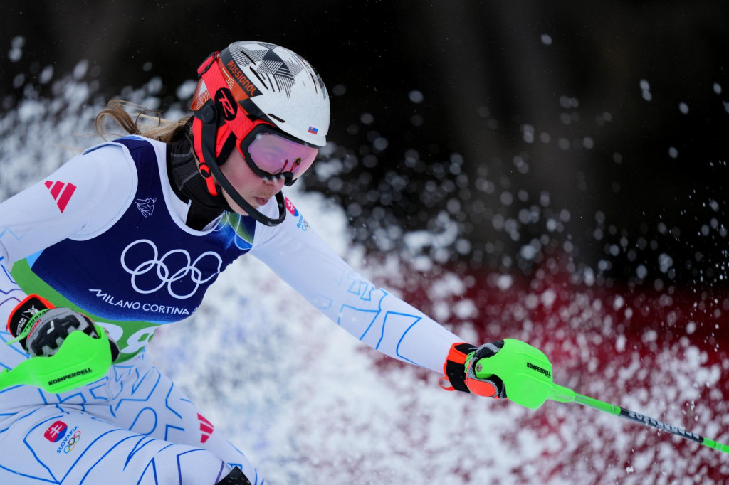 Slovensk&aacute; lyžiarka Petra Vlhov&aacute;.FOTO: ​REUTERS