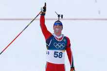 N&oacute;rsky biatlonista Johan-Olav Botn. FOTO: Reuters