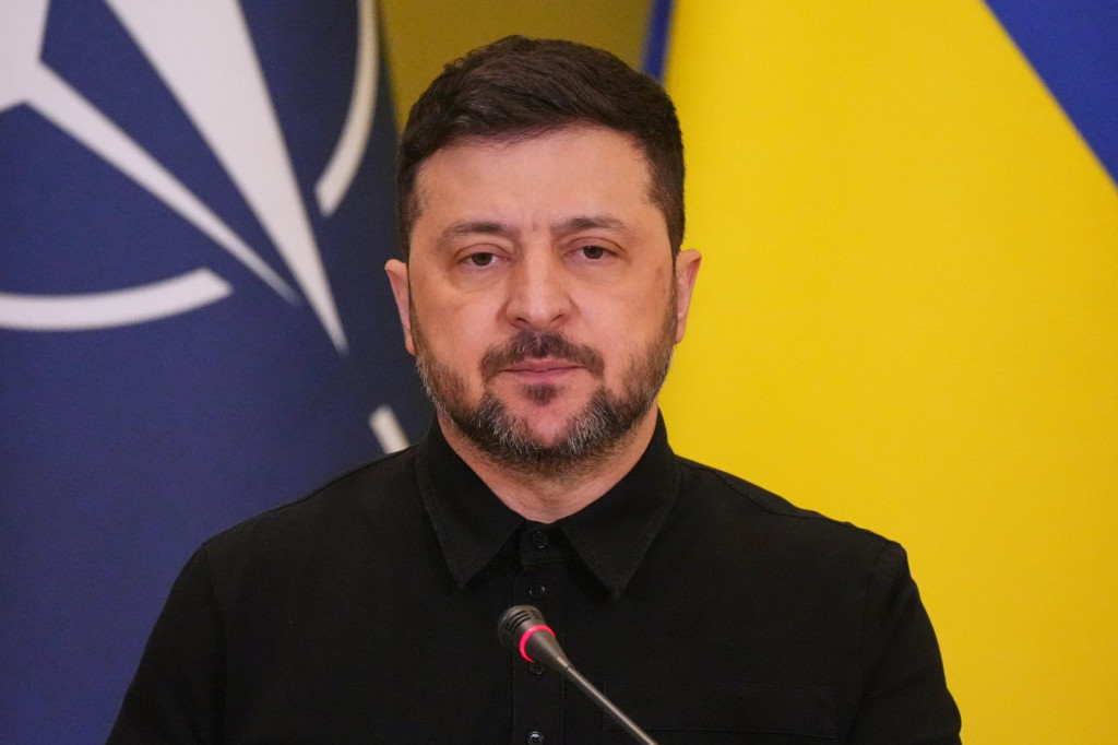 Ukrajinsk&yacute; prezident Volodymyr Zelenskyj. FOTO TASR/AP
