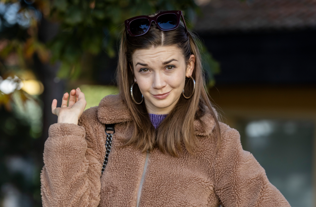 Herečka Viktor&oacute;ria Petr&aacute;&scaron;ov&aacute;.