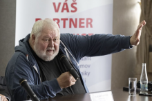 Predseda Klubu 500 a &scaron;&eacute;f Železiarn&iacute; Podbrezov&aacute; Vladim&iacute;r Sot&aacute;k.

FOTO: TASR/ P. Neubauer