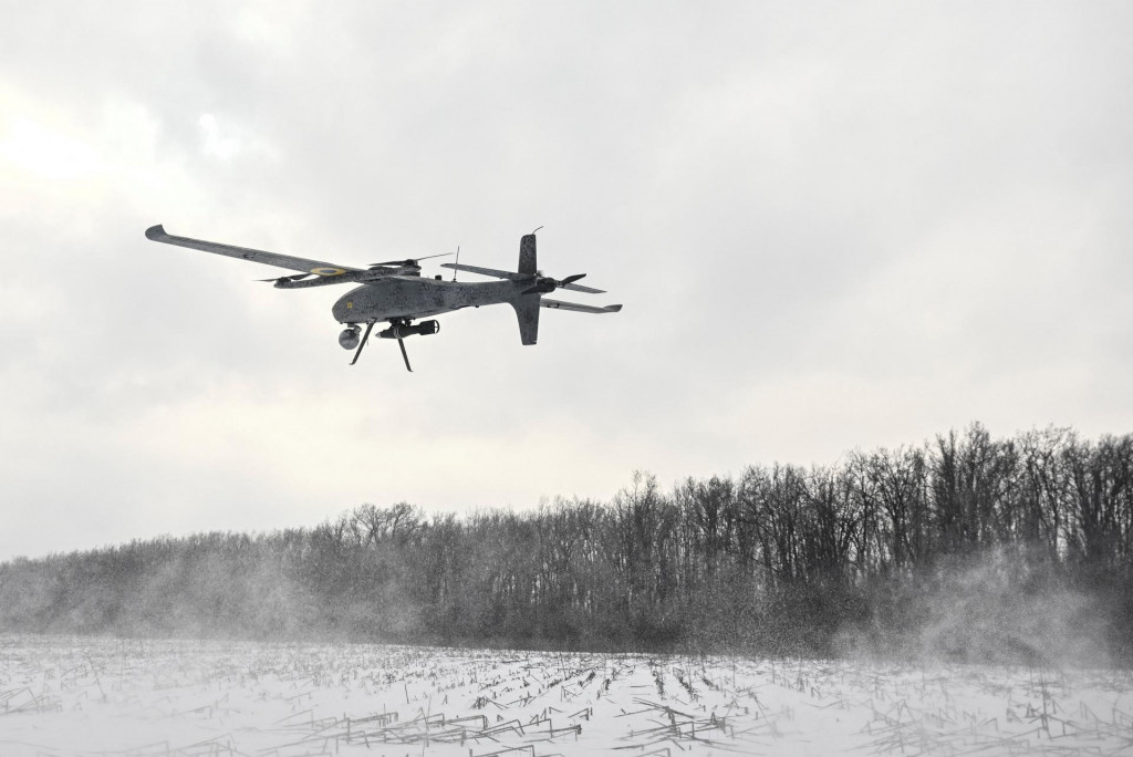 Bojov&yacute; dron. FOTO: Reuters