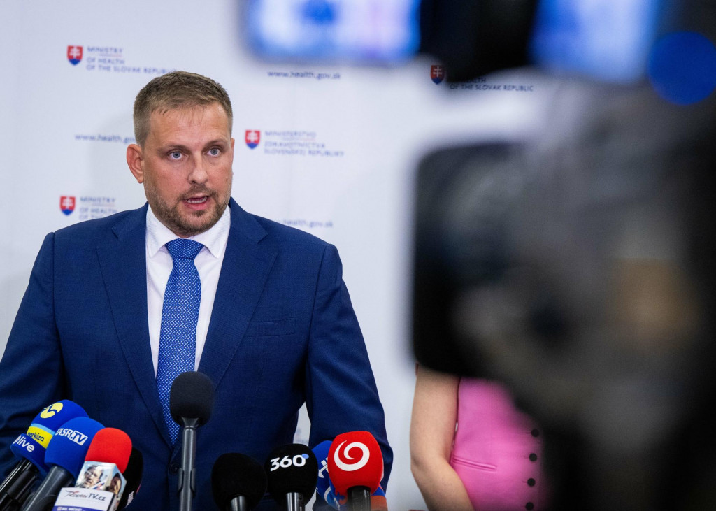 Minister zdravotn&iacute;ctva Kamil &Scaron;a&scaron;ko (Hlas-SD). FOTO: TASR/Jakub Kotian