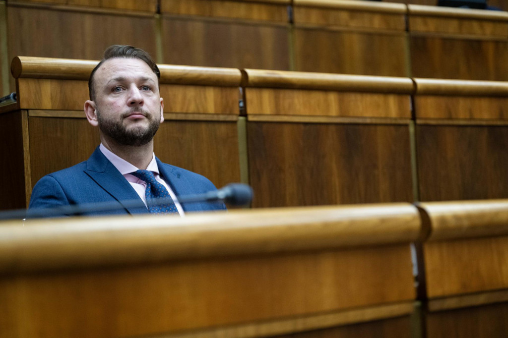 Minister vn&uacute;tra SR Mat&uacute;&scaron; &Scaron;utaj E&scaron;tok (HLAS-SD). FOTO: TASR