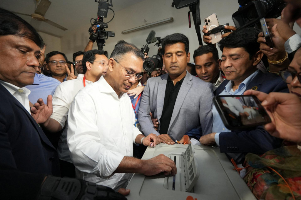 Predseda Banglad&eacute;&scaron;skej nacionalistickej strany Tar&iacute;k Rahm&aacute;n. FOTO: Reuters