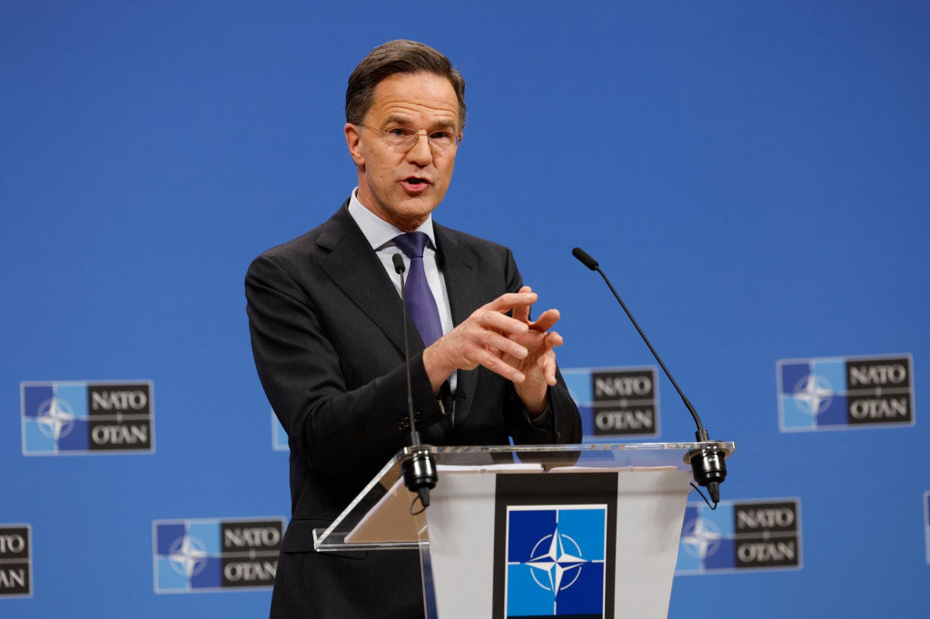 Gener&aacute;lny tajomn&iacute;k Severoatlantickej aliancie Mark Rutte. FOTO: TASR/AP