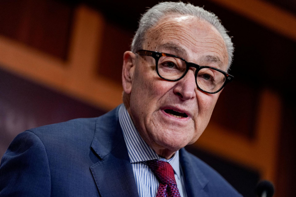 L&iacute;der demokratov v Sen&aacute;te Chuck Schumer. FOTO: Reuters
