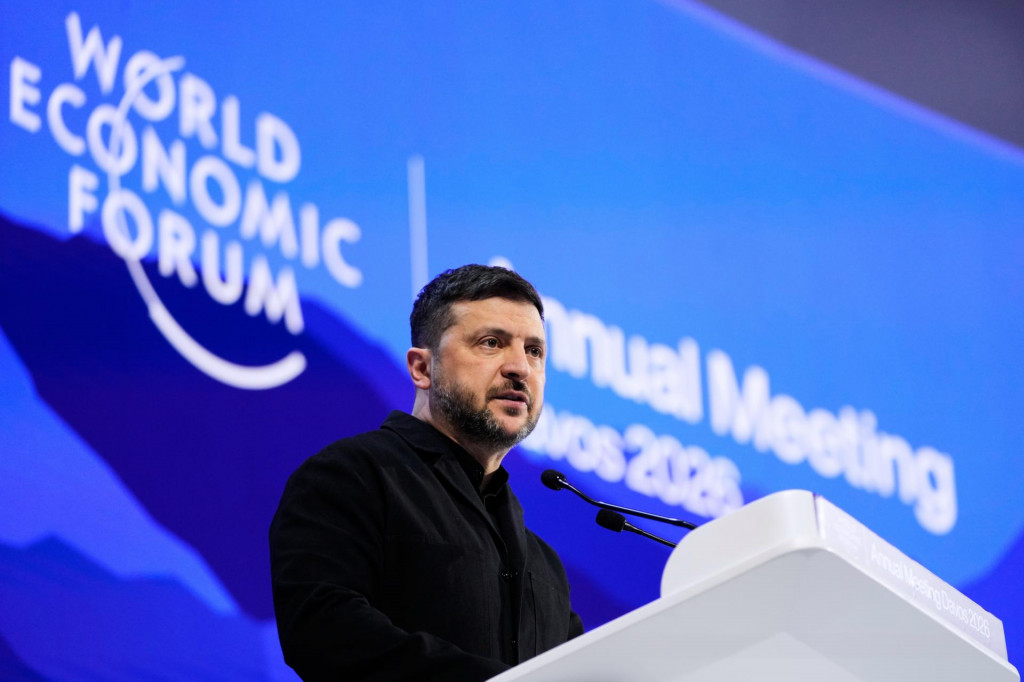 Ukrajinsk&yacute; prezident Volodymyr Zelenskyj. FOTO TASR/AP