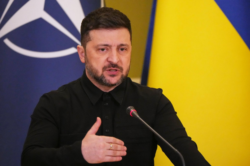 Ukrajinsk&yacute; prezident Volodymyr Zelenskyj. FOTO: TASR/AP