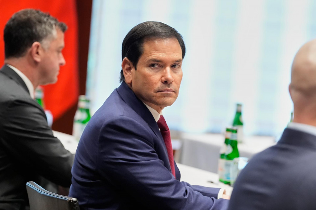 Americk&yacute; minister zahraničn&yacute;ch vec&iacute; Marco Rubio. FOTO TASR/AP
