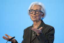 Prezidentka Eur&oacute;pskej centr&aacute;lnej banky ECB Christine Lagardov&aacute;. FOTO: TASR/AP