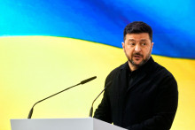 Ukrajinsk&yacute; prezident Volodymyr Zelenskyj. FOTO: TASR/AP