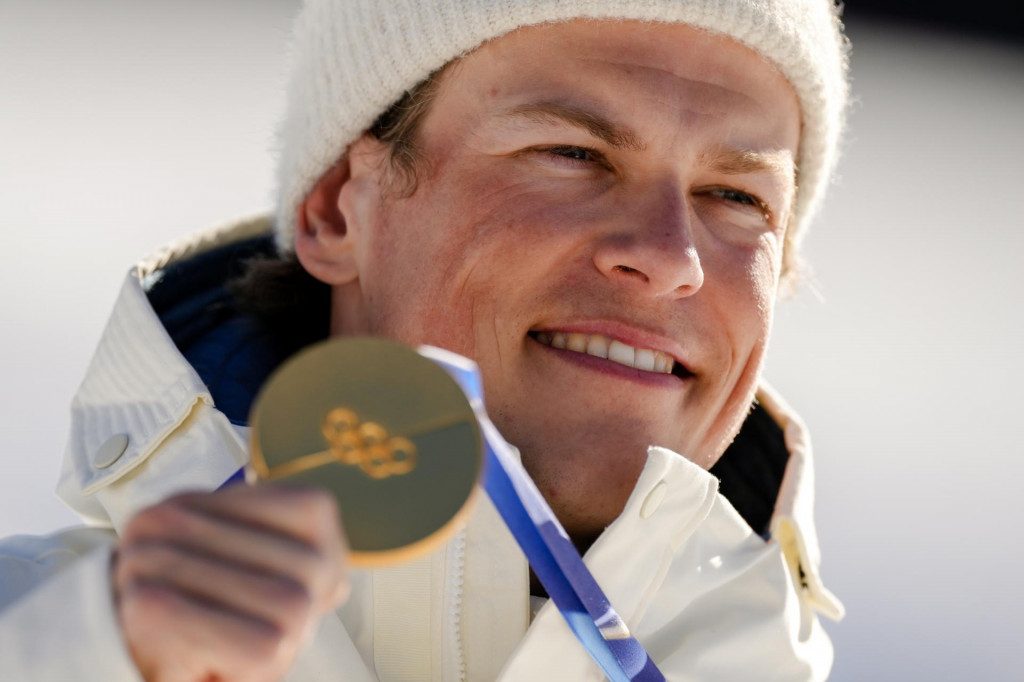 N&oacute;rsky bežec na lyžiach Johannes H&ouml;sflot Kl&auml;bo. FOTO: TASR/AP