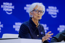Prezidentka Eur&oacute;pskej centr&aacute;lnej banky Christine Lagardov&aacute;. FOTO: TASR/AP