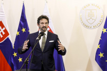 Na sn&iacute;mke vicepremi&eacute;r a minister obrany Robert Kaliň&aacute;k. FOTO: TASR/Dano Veselsk&yacute;
