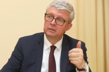 Karel Havl&iacute;ček - 1. podpredseda vl&aacute;dy ČR a minister priemyslu a obchodu. FOTO: HN/Peter Mayer