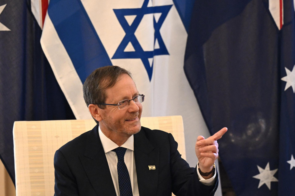 Izraelsk&yacute; prezident Jicchak Herzog. FOTO: Reuters