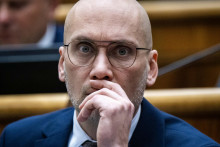 Opozičn&yacute; poslanec N&aacute;rodnej rady Karol Galek. FOTO: TASR/Jakub Kotian