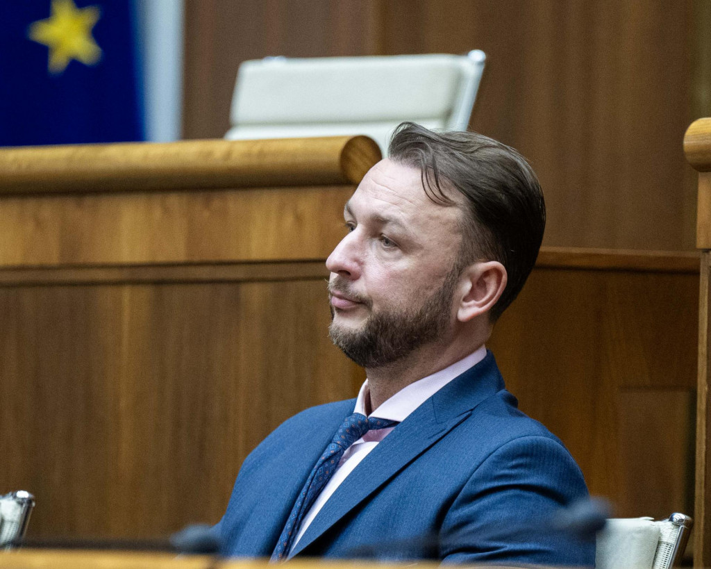 Minister vn&uacute;tra Mat&uacute;&scaron; &Scaron;utaj E&scaron;tok (HLAS-SD). FOTO: TASR/Jakub Kotian