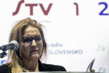 Gener&aacute;lna riaditeľka STVR Martina Fla&scaron;&iacute;kov&aacute;. FOTO: TASR/Martin Baumann