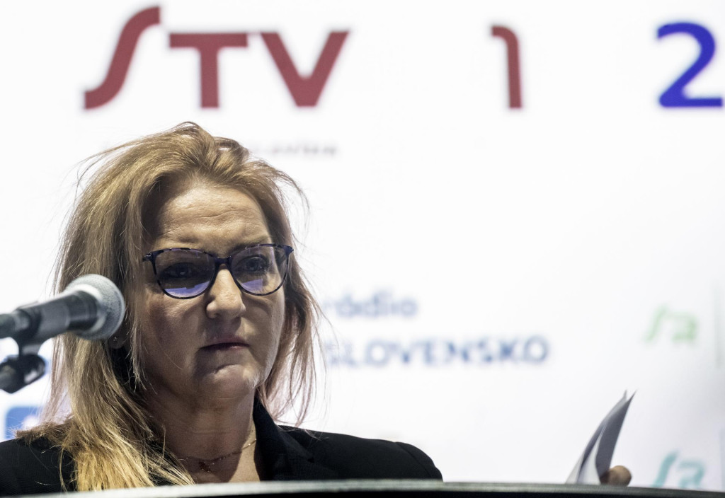 Gener&aacute;lna riaditeľka STVR Martina Fla&scaron;&iacute;kov&aacute;. FOTO: TASR/Martin Baumann