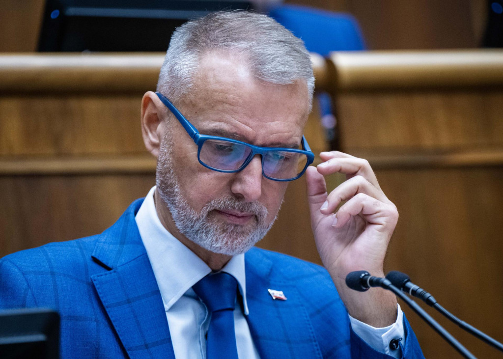 Predseda NRSR Richard Ra&scaron;i. FOTO: TASR/Jakub Kotian