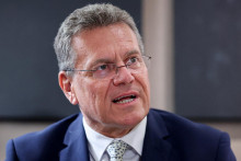 Eurokomis&aacute;r pre obchod Maro&scaron; &Scaron;efčovič. FOTO: Reuters