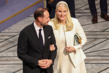 N&oacute;rsky korunn&yacute; princ Haakon a korunn&aacute; princezn&aacute; Mette-Marit. FOTO: Reuters