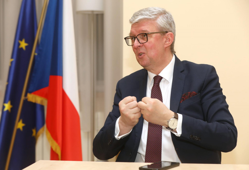 Karel Havl&iacute;ček, podpredseda českej vl&aacute;dy. FOTO: HN/Peter Mayer