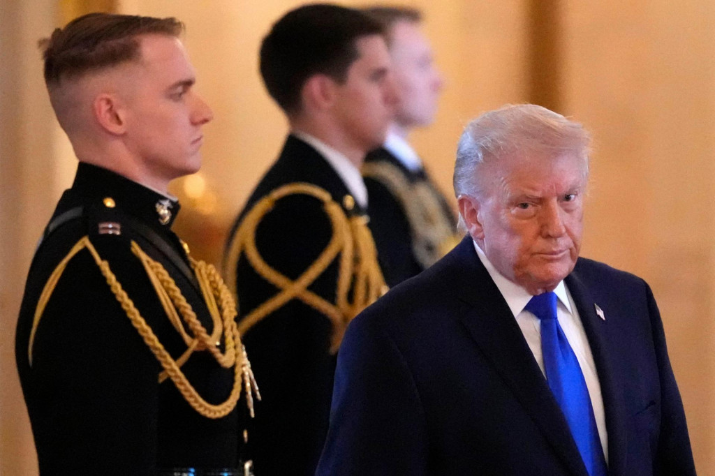 Na sn&iacute;mke prezident USA Donald Trump. FOTO: TASR/AP