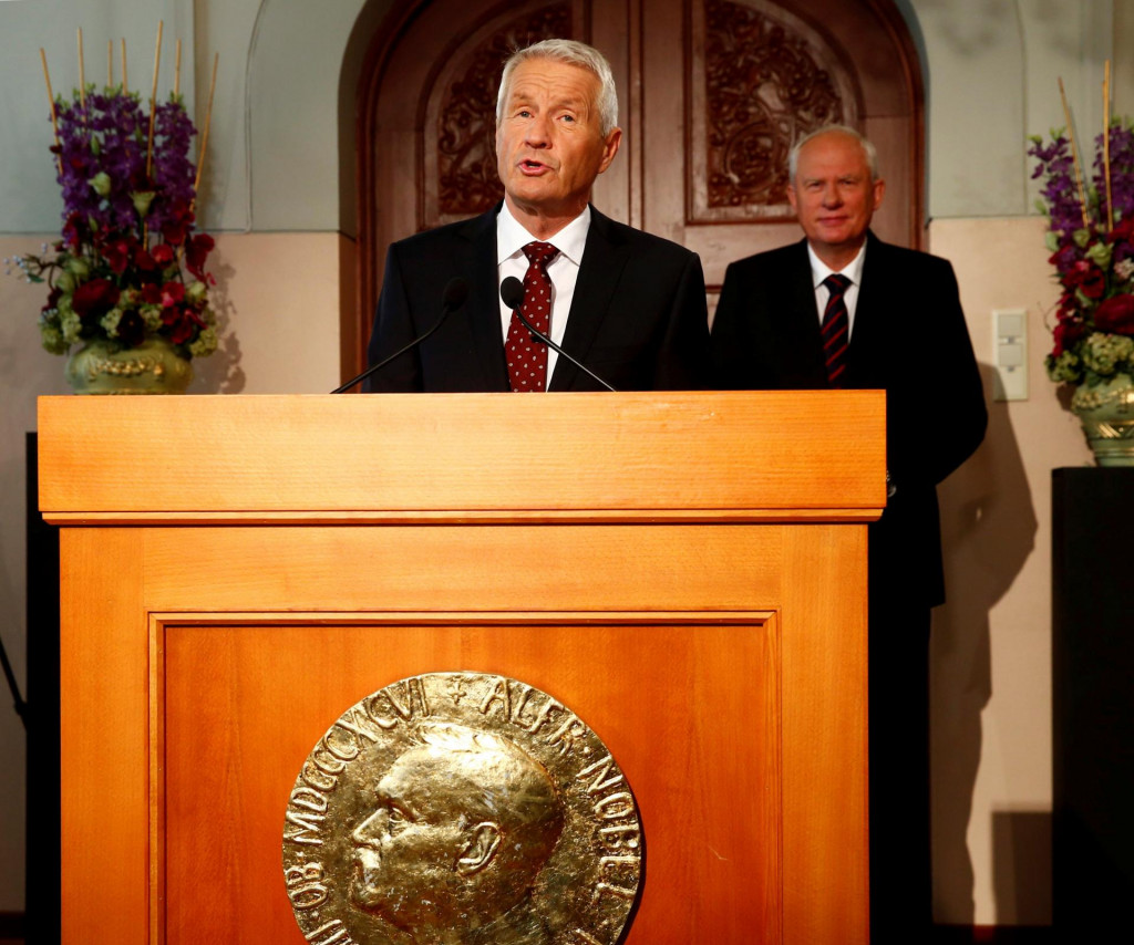 Na arch&iacute;vnej sn&iacute;mke z 11. okt&oacute;bra 2013 Thorbj&ouml;rn Jagland. FOTO: TASR/AP