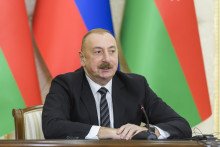 Azerbajdžansk&yacute; prezident Ilham Alijev. FOTO: TASR/Jaroslav Nov&aacute;k