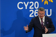 Slovensk&yacute; eurokomis&aacute;r pre obchod a hospod&aacute;rsku bezpečnosť Maro&scaron; &Scaron;efčovič. FOTO: TASR/AP