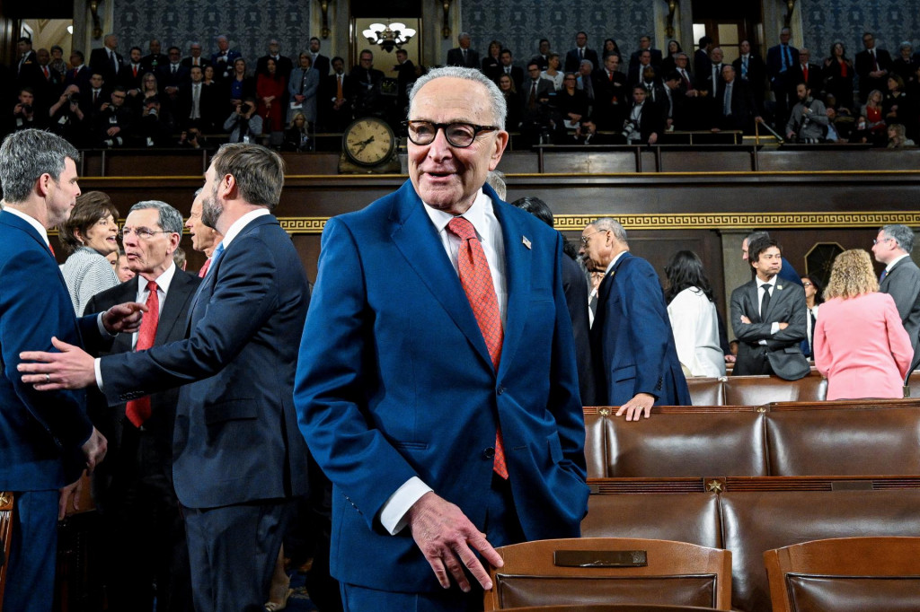 Demokratick&yacute; sen&aacute;tor Chuck Schumer. FOTO: REUTERS