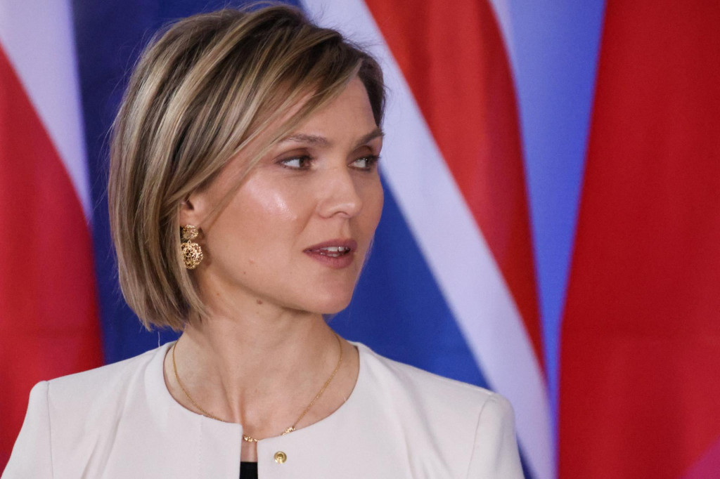 Islandsk&aacute; premi&eacute;rka Kristr&uacute;n Frostad&oacute;ttir. FOTO: Reuters