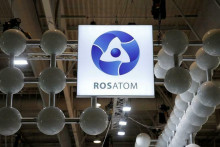 Logo spoločnosti Rosatom. FOTO: Reuters